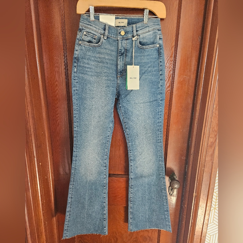 New DL1961 Bridget High Rise Boot Cut Jeans